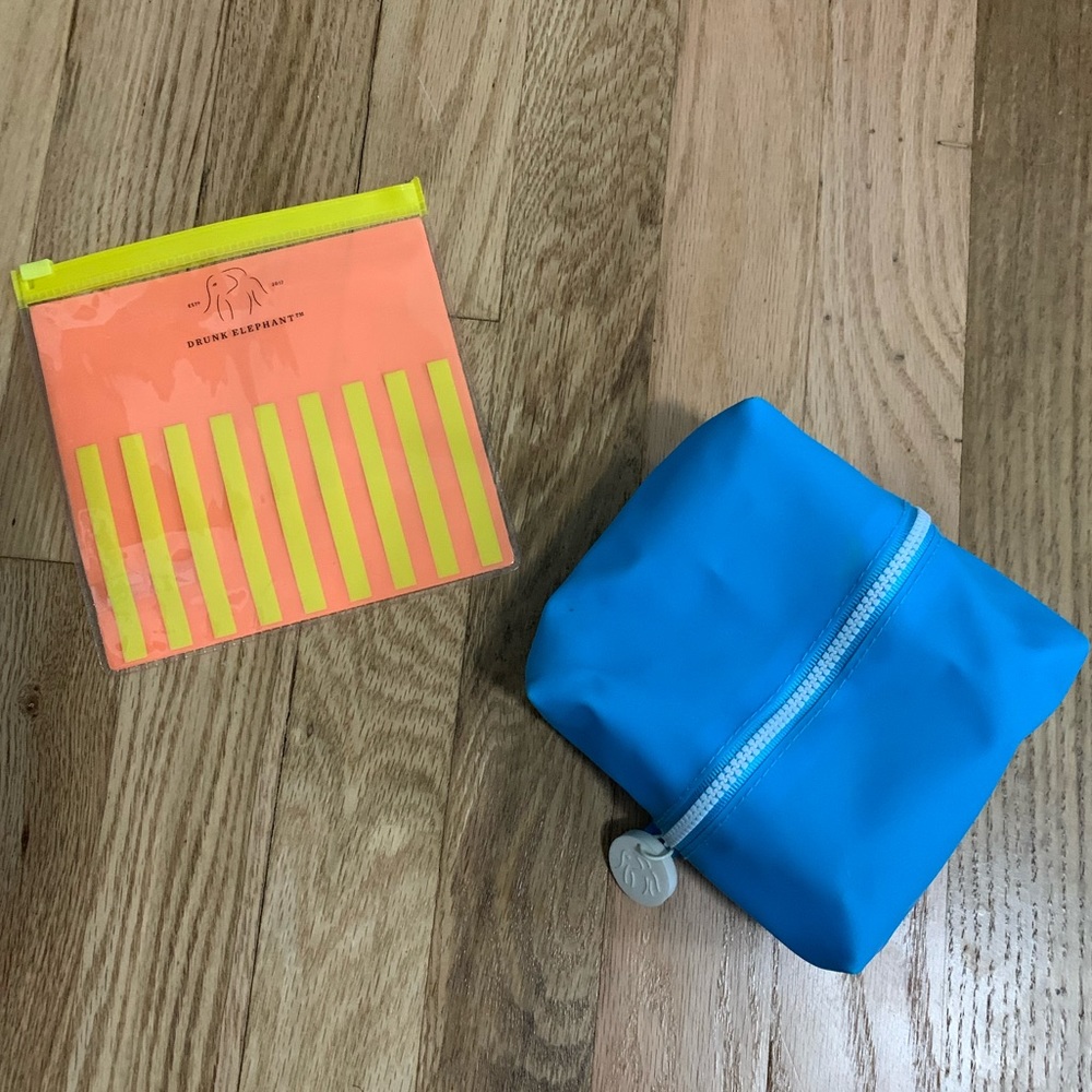 Drunk Elephant makeup bag set